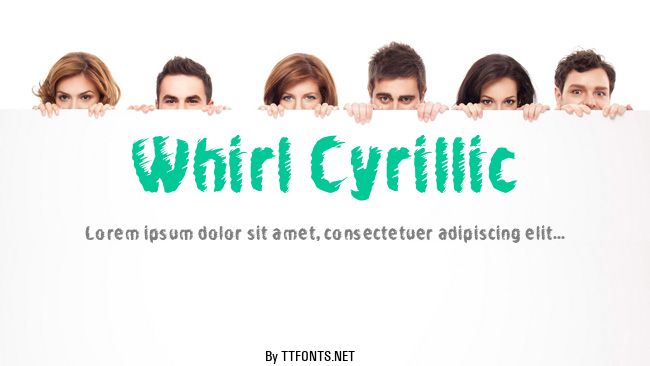 Whirl Cyrillic example