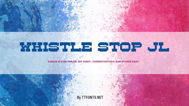 Whistle Stop JL example
