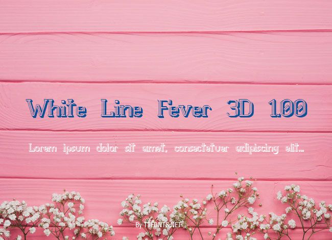 White Line Fever 3D 1.00 example