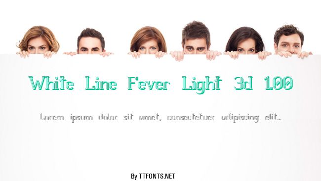 White Line Fever Light 3d 1.00 example