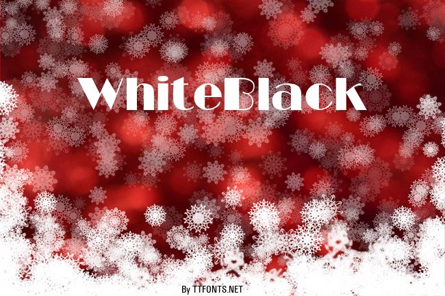 WhiteBlack example