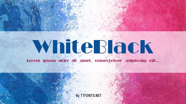 WhiteBlack example