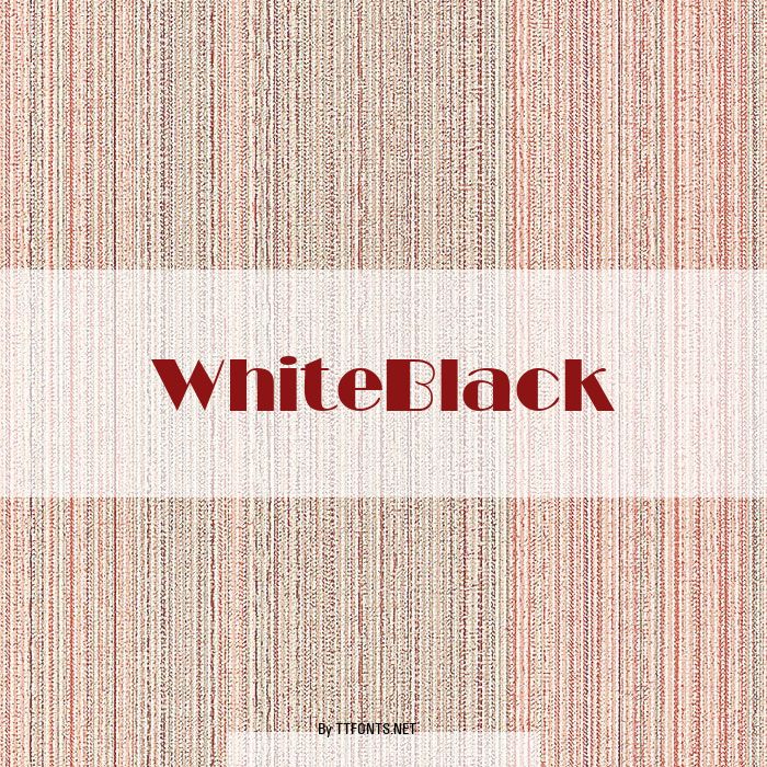 WhiteBlack example
