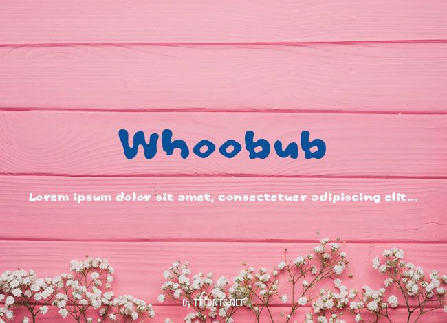 Whoobub example