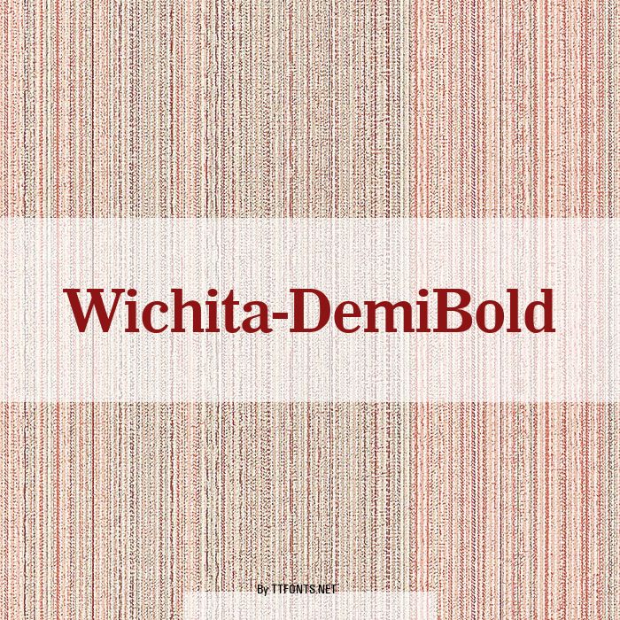 Wichita-DemiBold example