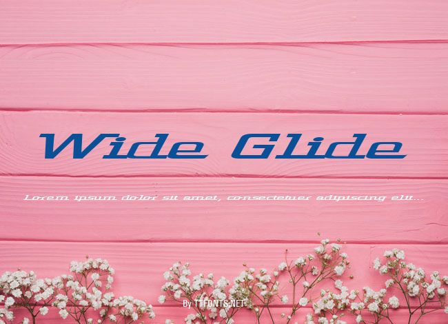 Wide Glide example