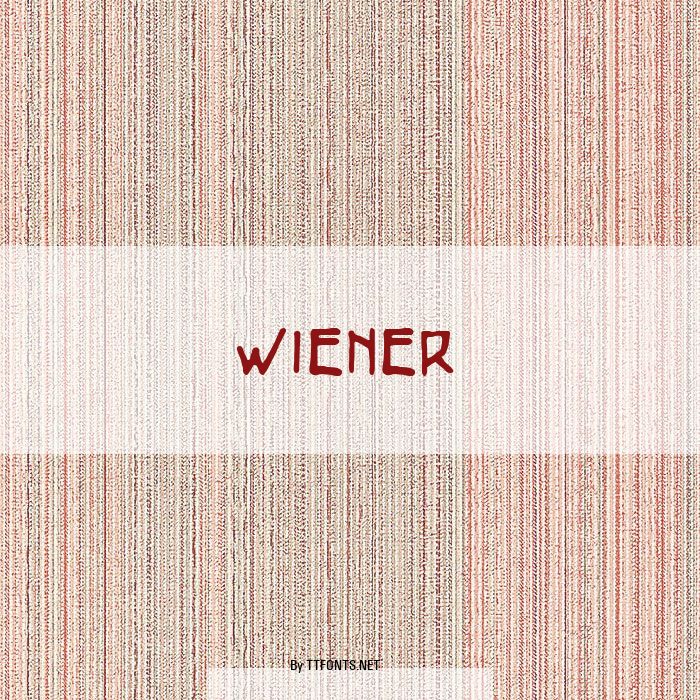 Wiener example