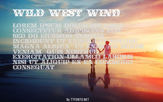 Wild West Wind example