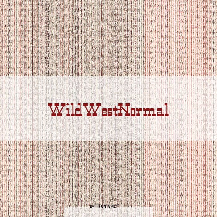 WildWest-Normal example