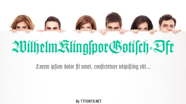 WilhelmKlingsporGotisch-Dfr example