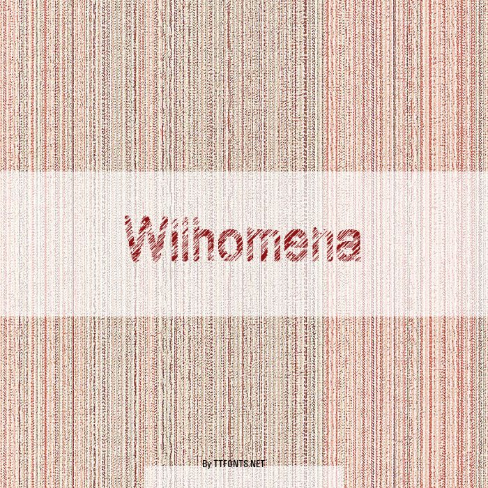 Wilhomena example