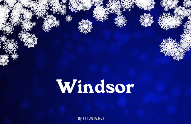 Windsor example