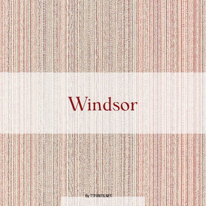 Windsor example