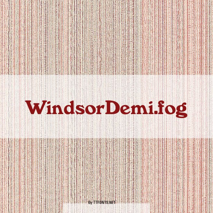 WindsorDemi.fog example