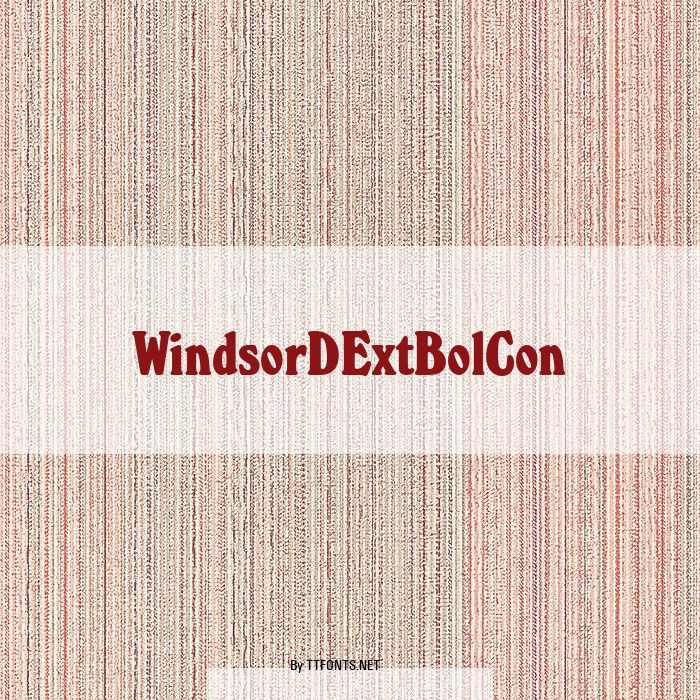 WindsorDExtBolCon example