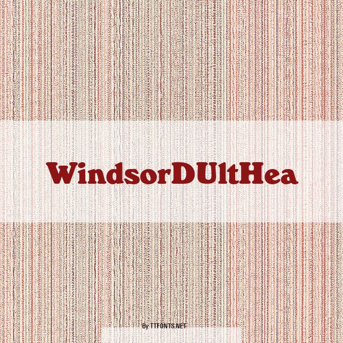 WindsorDUltHea example
