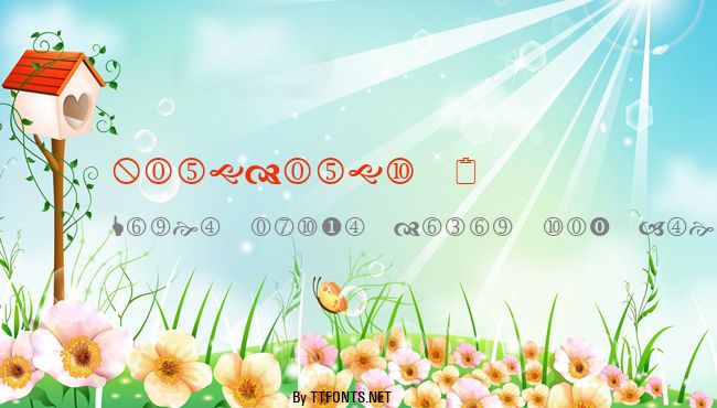 Wingdings 2 example
