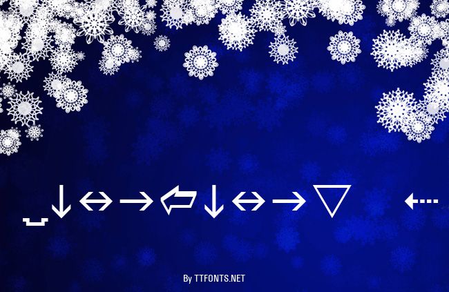 Wingdings 3 example