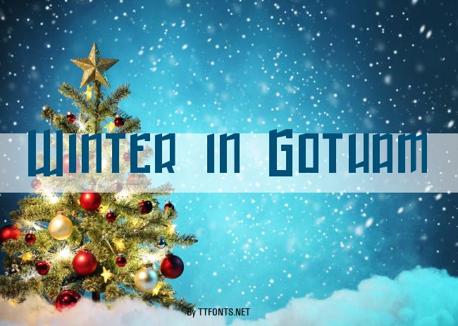 Winter in Gotham example