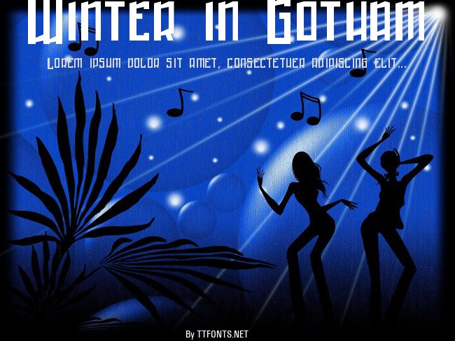 Winter in Gotham example