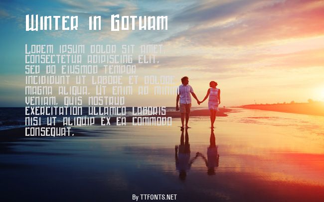 Winter in Gotham example