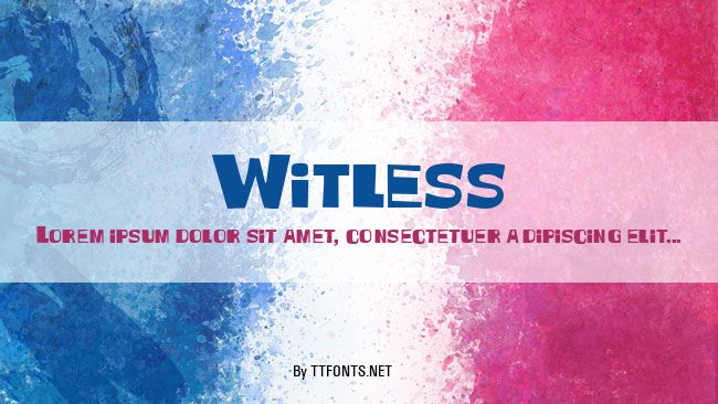 Witless example