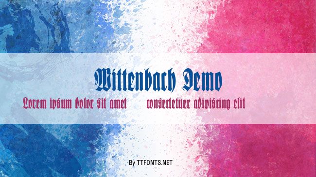 Wittenbach Demo example