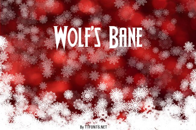 Wolf's Bane example
