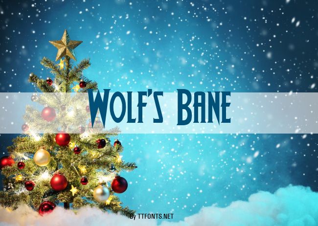 Wolf's Bane example