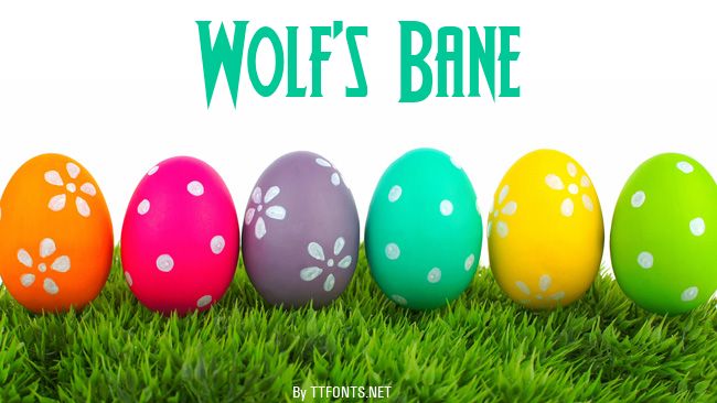 Wolf's Bane example