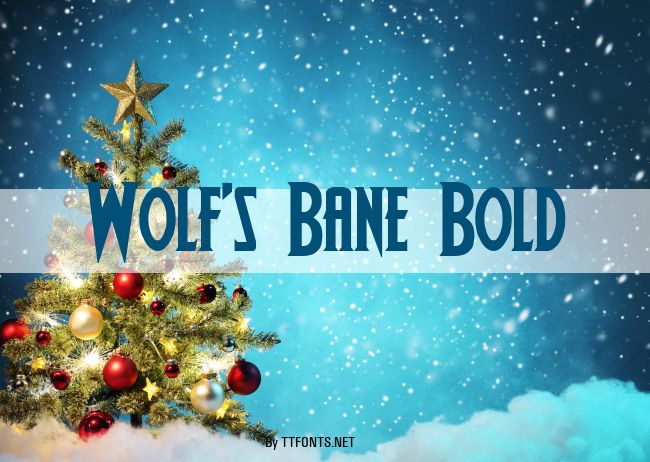 Wolf's Bane Bold example
