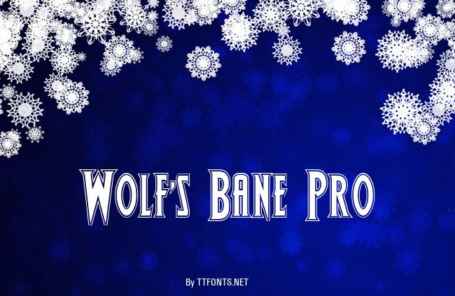 Wolf's Bane Pro example