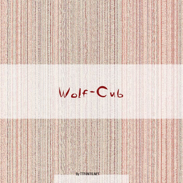 Wolf-Cub example