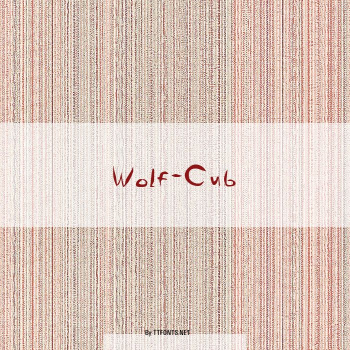 Wolf-Cub example