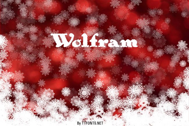 Wolfram example