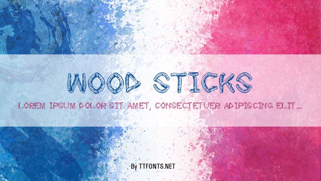wood sticks example