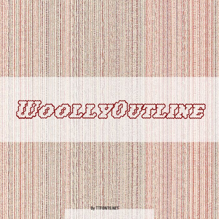 WoollyOutline example