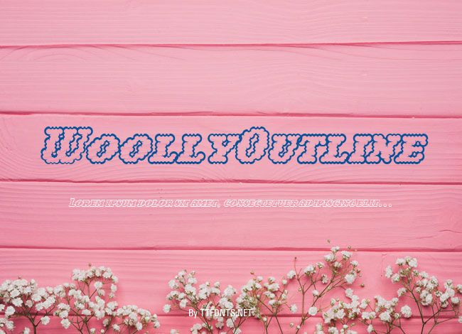 WoollyOutline example