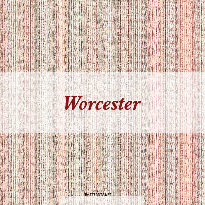 Worcester example
