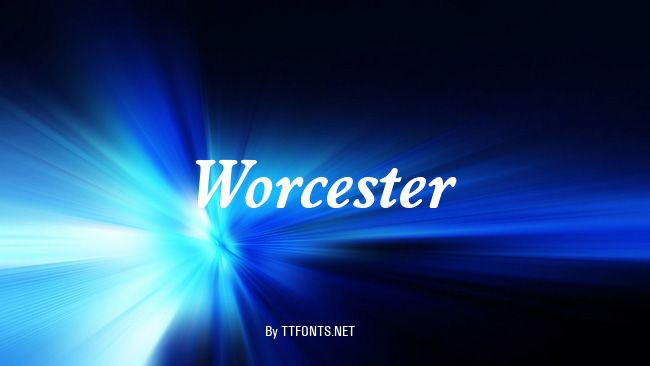 Worcester example