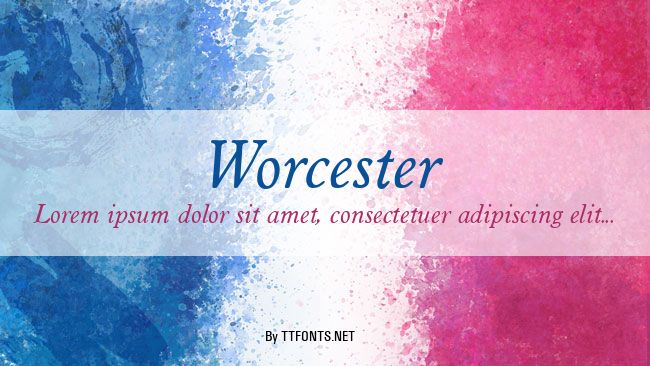 Worcester example