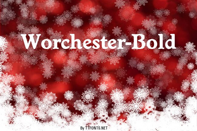 Worchester-Bold example