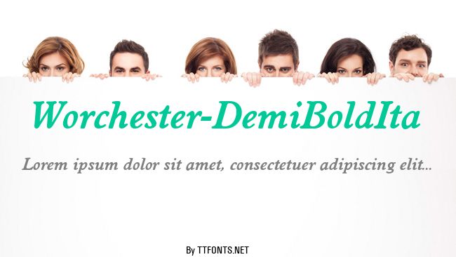 Worchester-DemiBoldIta example