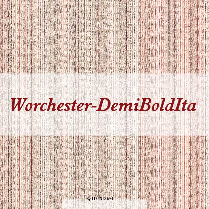 Worchester-DemiBoldIta example