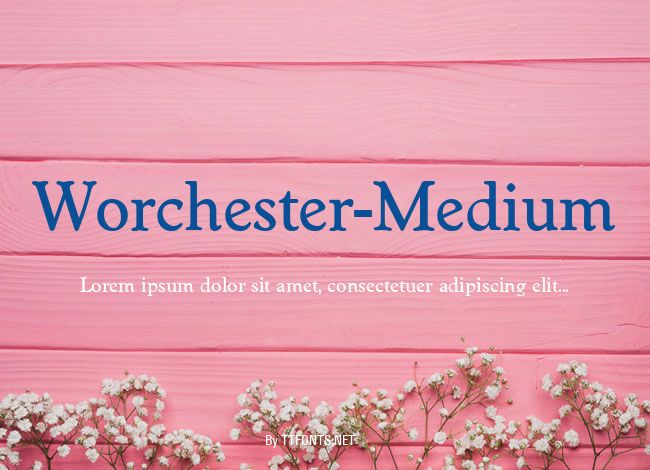 Worchester-Medium example
