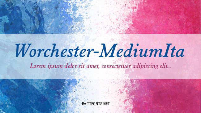 Worchester-MediumIta example