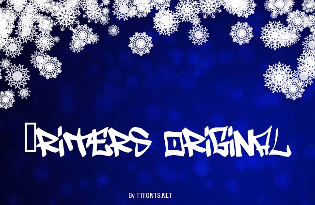 Writers original example