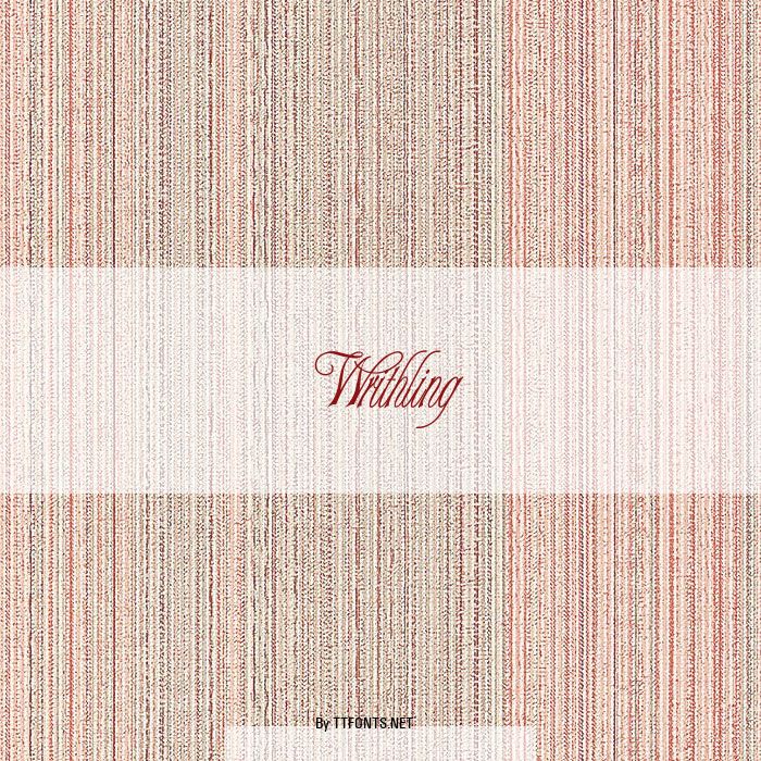 Writhling example