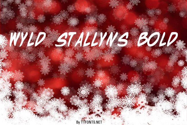 Wyld Stallyns Bold example