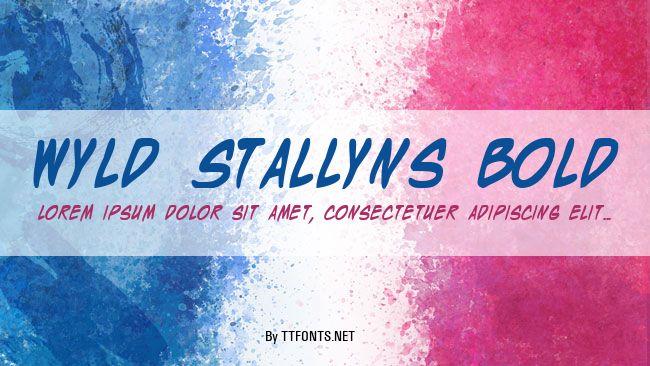 Wyld Stallyns Bold example